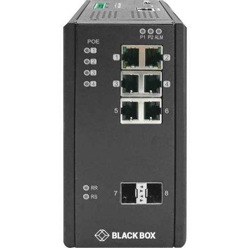 GIGABIT ETHERNET (1000-MBPS) EXTREME TEMPERATURE MANAGED POE+ SWITCH - (4) 10/10