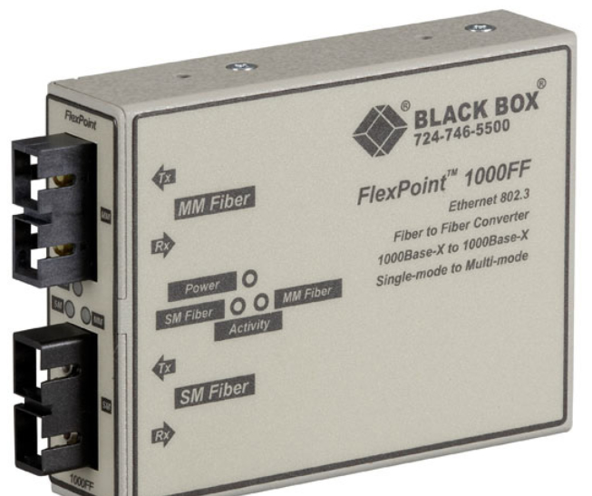 GIGABIT ETHERNET MODE CONVERTER 1000-MBPS MULTIMODE FIBER TO 1000-MBPS SINGLEMOD