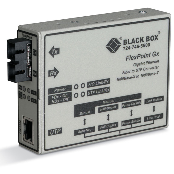 FLEXPOINT GX GIGABIT MEDIA CONVERTER 1000BASET