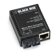 FAST ETHERNET MEDIA CONVERTER-10/100/1000-MBPS COPPER TO 100-MBPS SINGLEMODE FIB