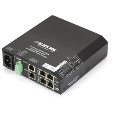 FAST ETHERNET (100-MBPS) HARDENED TEMPERATURE POE SWITCH - (6) 10/100-MBPS COPPE