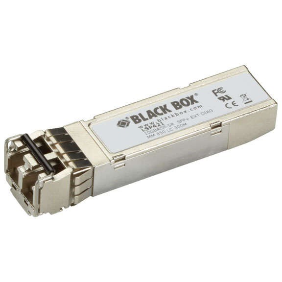 10G (10-GBPS) SFP+ WITH EXTENDED DIAGNOSTICS - (1) 10-GBPS MULTIMODE FIBER 850N