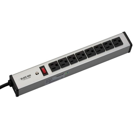 POWER STRIP - 120VAC 15A 5-15R 8-OUTLET 15-FT. CORD POWER STRIP - 120VAC 15A 5-15R 8-OUTLET 15-FT. CORD