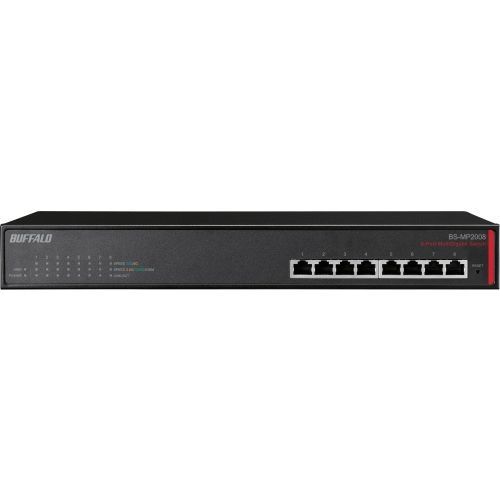 BS-MP20 Series - Switch - 8 x 100/1000/10000 - desktop rack-mountable - with 24/7 US-based technical support