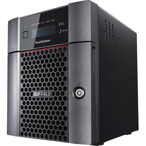 TeraStation 5410DN - NAS server - 4 bays - 24 TB - SATA 6Gb/s - HDD 6 TB x 4 - RAID 0 1 5 6 10 - RAM 4 GB - 10 Gigabit Ethernet
