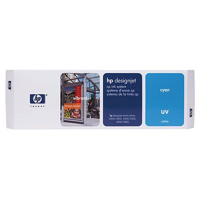Cyan UV ink system - Includes print head print head cleaner and ink cartridge Cyan UV ink system - Includes print head print head cleaner and ink cartridge