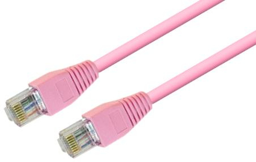 15ft Cat6 Non-Booted Unshielded (UTP) Ethernet Network Patch Cable - Pink - Patch cable - RJ-45 (M) to RJ-45 (M) - 15 ft - UTP - CAT 6 - pink 15ft Cat6 Non-Booted Unshielded (UTP) Ethernet Network Patch Cable - Pink - Patch cable - RJ-45 (M) to RJ-45 (M) - 15 ft - UTP - CAT 6 - pink