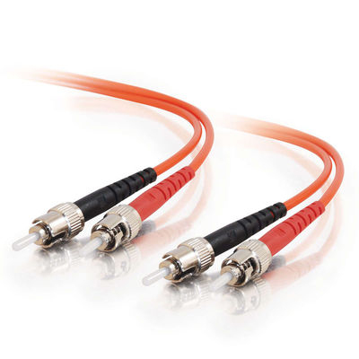 ST-ST 62.5/125 OM1 Duplex Multimode Fiber Optic Cable (TAA Compliant) - Patch cable - ST multi-mode (M) to ST multi-mode (M) - 2 m - fiber optic - 62.5 / 125 micron - OM1 - orange - TAA Compliant ST-ST 62.5/125 OM1 Duplex Multimode Fiber Optic Cable (TAA Compliant) - Patch cable - ST multi-mode (M) to ST multi-mode (M) - 2 m - fiber optic - 62.5 / 125 micron - OM1 - orange - TAA Compliant