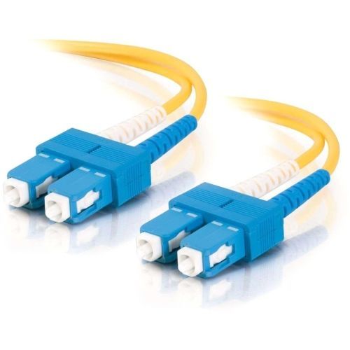5m SC-SC 9/125 Duplex Single Mode OS2 Fiber Cable TAA - Yellow - 16ft - Patch cable - SC single-mode (M) to SC single-mode (M) - 5 m - fiber optic - 9 / 125 micron - OS1 - yellow - TAA Compliant 5m SC-SC 9/125 Duplex Single Mode OS2 Fiber Cable TAA - Yellow - 16ft - Patch cable - SC single-mode (M) to SC single-mode (M) - 5 m - fiber optic - 9 / 125 micron - OS1 - yellow - TAA Compliant