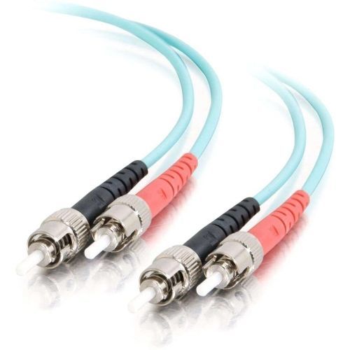 15m ST-ST 10Gb 50/125 OM3 Duplex Multimode PVC Fiber Optic Cable (USA-Made) - Aqua - Patch cable - ST multi-mode (M) to ST multi-mode (M) - 15 m - fiber optic - 50 / 125 micron - OM3 - aqua 15m ST-ST 10Gb 50/125 OM3 Duplex Multimode PVC Fiber Optic Cable (USA-Made) - Aqua - Patch cable - ST multi-mode (M) to ST multi-mode (M) - 15 m - fiber optic - 50 / 125 micron - OM3 - aqua