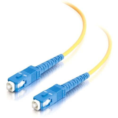 SC-SC 9/125 OS1 Simplex Singlemode PVC Fiber Optic Cable - Patch cable - SC single-mode (M) to SC single-mode (M) - 13 ft - fiber optic - 9 / 125 micron - OS1 - yellow SC-SC 9/125 OS1 Simplex Singlemode PVC Fiber Optic Cable - Patch cable - SC single-mode (M) to SC single-mode (M) - 13 ft - fiber optic - 9 / 125 micron - OS1 - yellow