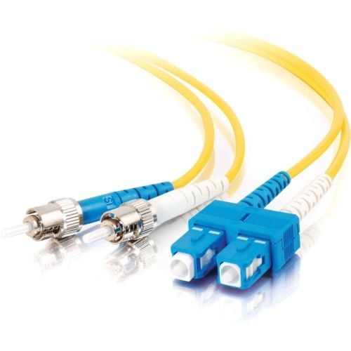 9m SC-ST 9/125 Duplex Single Mode OS2 Fiber Cable - Yellow - 30ft - Patch cable - SC single-mode (M) to ST single-mode (M) - 9 m - fiber optic - 9 / 125 micron - OS2 - yellow 9m SC-ST 9/125 Duplex Single Mode OS2 Fiber Cable - Yellow - 30ft - Patch cable - SC single-mode (M) to ST single-mode (M) - 9 m - fiber optic - 9 / 125 micron - OS2 - yellow
