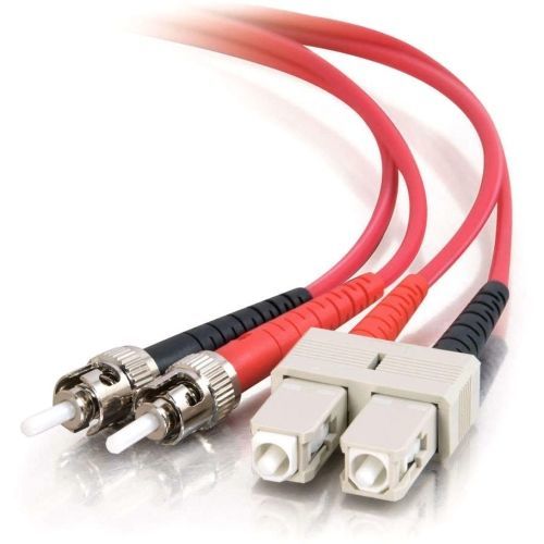 5m SC-ST 50/125 OM2 Duplex Multimode Fiber Optic Cable - Plenum CMP-Rated - Red - Patch cable - ST multi-mode (M) to SC multi-mode (M) - 5 m - fiber optic - 50 / 125 micron - OM2 - plenum - red 5m SC-ST 50/125 OM2 Duplex Multimode Fiber Optic Cable - Plenum CMP-Rated - Red - Patch cable - ST multi-mode (M) to SC multi-mode (M) - 5 m - fiber optic - 50 / 125 micron - OM2 - plenum - red