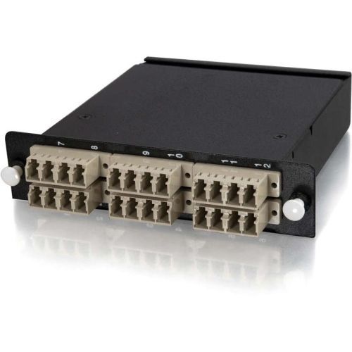 Q-Series Fiber Distribution System - Patch panel - black - 24 ports Q-Series Fiber Distribution System - Patch panel - black - 24 ports