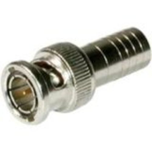 Single Crimp BNC Connector for RG6U - Antenna connector - BNC (M) - coaxial - silver (pack of 10) Single Crimp BNC Connector for RG6U - Antenna connector - BNC (M) - coaxial - silver (pack of 10)