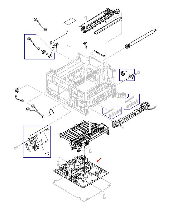 LaserJet 4100 Engine Controller Board LaserJet 4100 Engine Controller Board