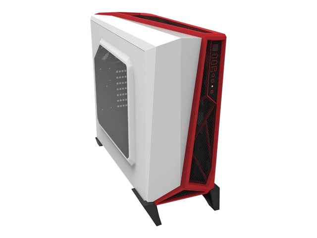CARBIDE SERIES SPEC-ALPHA MID-TOWER WHITE & RED GAMING CASE CARBIDE SERIES SPEC-ALPHA MID-TOWER WHITE & RED GAMING CASE