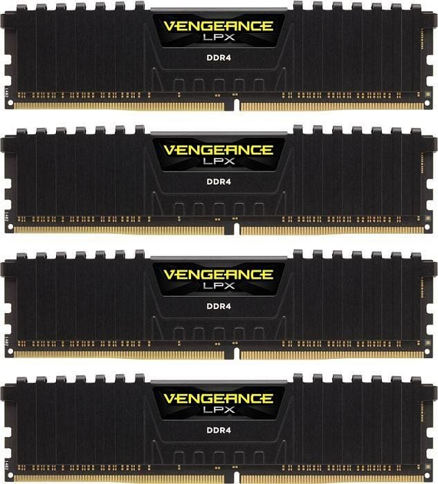 64GB KIT 4X16GB DDR4 3333MHZ VENGEANCE LPX DRAM C16 INTEL BLACK 64GB KIT 4X16GB DDR4 3333MHZ VENGEANCE LPX DRAM C16 INTEL BLACK