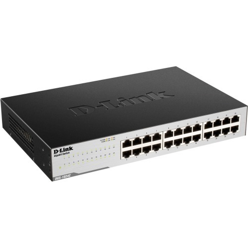 DGS 1024C - Switch - unmanaged - 24 x 10/100/1000 - desktop rack-mountable DGS 1024C - Switch - unmanaged - 24 x 10/100/1000 - desktop rack-mountable