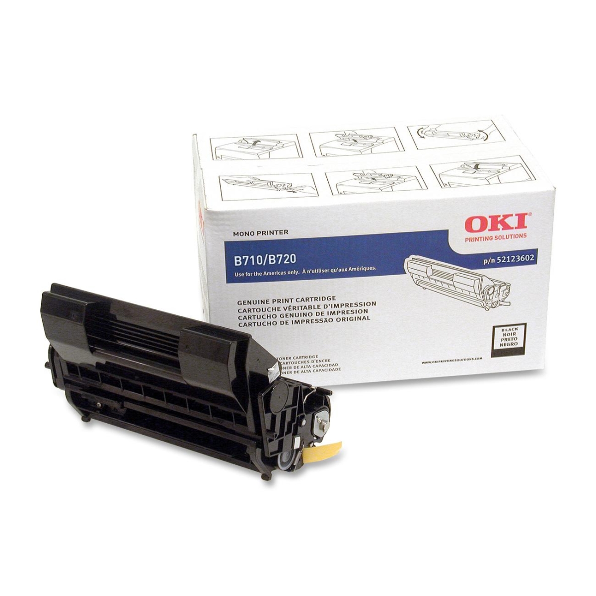 OKI - High Capacity - black - original - toner cartridge - for B720dn 720n OKI - High Capacity - black - original - toner cartridge - for B720dn 720n
