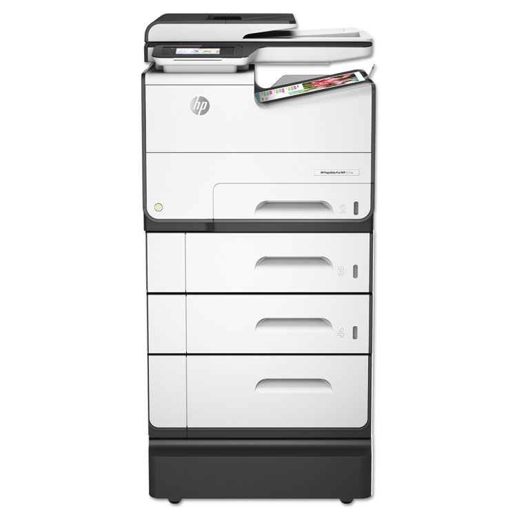 PageWide Pro 577z - Multifunction printer - color - ink-jet - Legal (8.5 in x 14 in) (original) - A4/Legal (media) - up to 70 ppm (copying) - up to 70 ppm (printing) - 1500 sheets - 33.6 Kbps - USB 2.0 LAN Wi-Fi(n) NFC USB 2.0 host PageWide Pro 577z - Multifunction printer - color - ink-jet - Legal (8.5 in x 14 in) (original) - A4/Legal (media) - up to 70 ppm (copying) - up to 70 ppm (printing) - 1500 sheets - 33.6 Kbps - USB 2.0 LAN Wi-Fi(n) NFC USB 2.0 host
