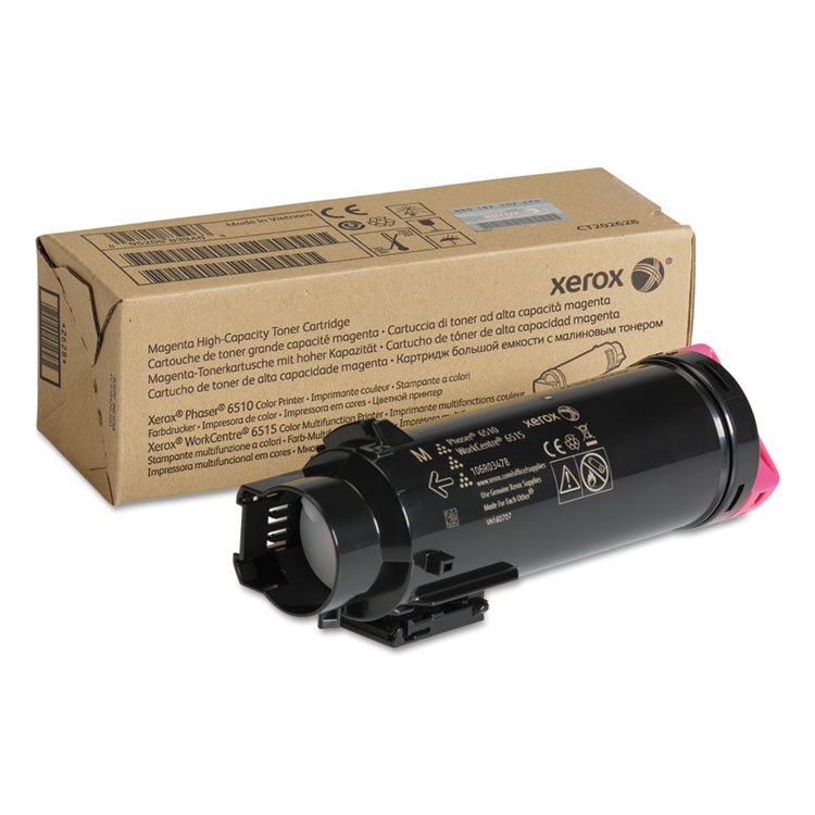 WorkCentre 6515 - High Capacity - magenta - original - toner cartridge - for Phaser 6510 WorkCentre 6510 6515 WorkCentre 6515 - High Capacity - magenta - original - toner cartridge - for Phaser 6510 WorkCentre 6510 6515