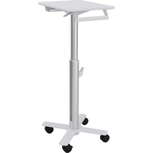 StyleView S-Tablet Cart - Cart for tablet - lockable - powder-coated steel - white aluminum - screen size: up to 12 inch - for Microsoft Surface 2 3 Pro Pro 2 Pro 3 Pro 4 RT