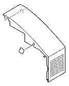 Rear deck cover - Top back side cover of HCI Rear deck cover - Top back side cover of HCI