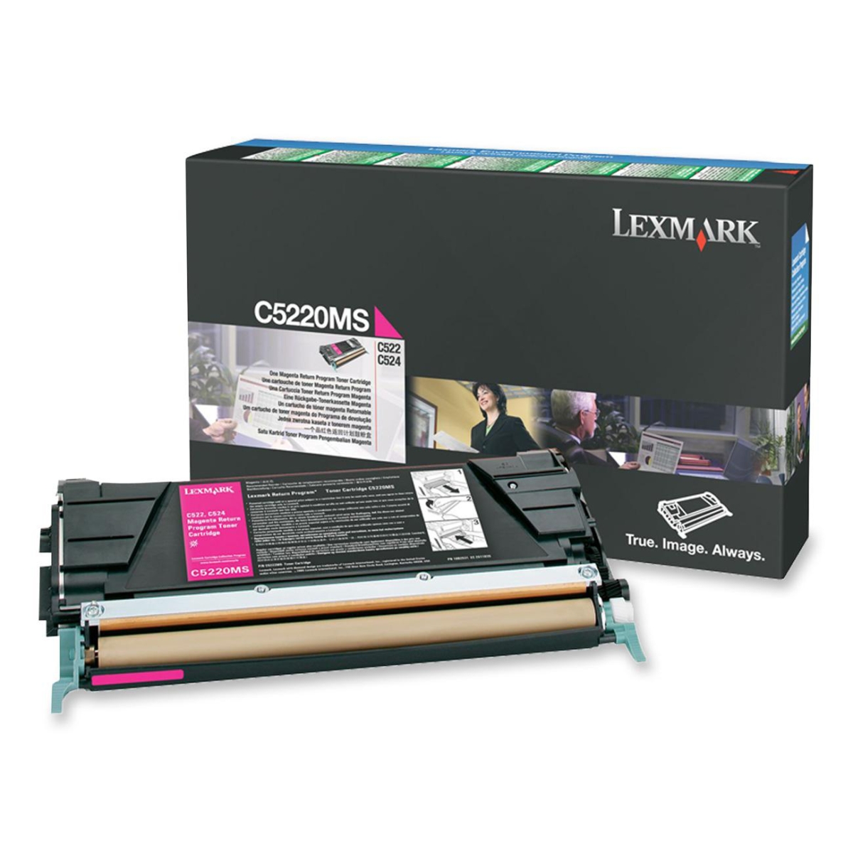 Magenta - original - toner cartridge LCCP LRP - for Lexmark C522 C524 C530 C532 C534 Magenta - original - toner cartridge LCCP LRP - for Lexmark C522 C524 C530 C532 C534