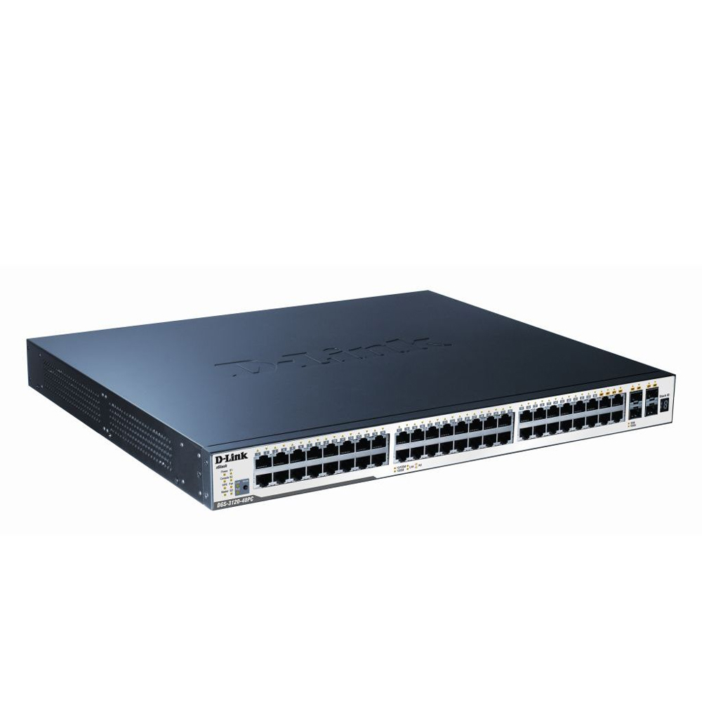 xStack DGS-3120-48PC Ethernet Switch - 48 Ports - Manageable - Stack Port - 5 x Expansion Slots - 10/100/1000Base-T - Uplink Port - 44 4 4 x Network Uplink Expansion Slot - Shared SFP Slot - 4 x SFP Slots - 2 Layer Supported - Redundant Power Supply - xStack DGS-3120-48PC Ethernet Switch - 48 Ports - Manageable - Stack Port - 5 x Expansion Slots - 10/100/1000Base-T - Uplink Port - 44 4 4 x Network Uplink Expansion Slot - Shared SFP Slot - 4 x SFP Slots - 2 Layer Supported - Redundant Power Supply -