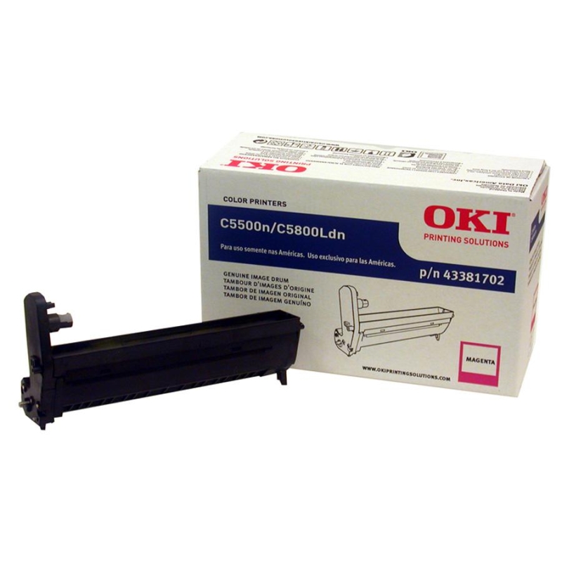 Oki Magenta Image Drum For C5500n and C5800Ldn Printers - 20000 Page - 1 Pack Oki Magenta Image Drum For C5500n and C5800Ldn Printers - 20000 Page - 1 Pack