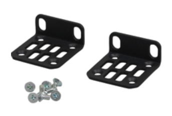 Rack mount kit - Includes two front rack mount brackets and eight M4 screws to secure the brackets to the switch chassis Rack mount kit - Includes two front rack mount brackets and eight M4 screws to secure the brackets to the switch chassis