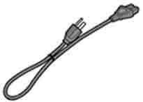 Power cord - Three conductor 2.5m (8.2ft) long - Has straight (F) C13 receptacle (For 220-230VAC in South Africa) Power cord - Three conductor 2.5m (8.2ft) long - Has straight (F) C13 receptacle (For 220-230VAC in South Africa)