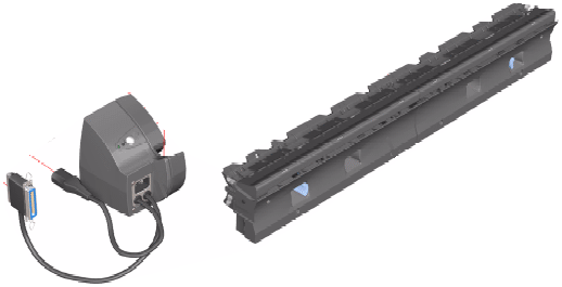 Service automatic rollfeed (ARSS) bracket - Large bracket that the ARSS cleanout service kit attaches to located at the back of the plotter Service automatic rollfeed (ARSS) bracket - Large bracket that the ARSS cleanout service kit attaches to located at the back of the plotter