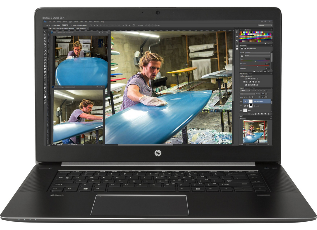 ZBook Studio G3 Mobile Workstation - Core i7 6700HQ / 2.6 GHz - Win 10 Pro 64-bit - 16 GB RAM - 512 GB SSD HP Z Turbo Drive - 15.6 inch IPS 3840 x 2160 (Ultra HD 4K) - Quadro M1000M / HD Graphics P530 - space silver - kbd: US ZBook Studio G3 Mobile Workstation - Core i7 6700HQ / 2.6 GHz - Win 10 Pro 64-bit - 16 GB RAM - 512 GB SSD HP Z Turbo Drive - 15.6 inch IPS 3840 x 2160 (Ultra HD 4K) - Quadro M1000M / HD Graphics P530 - space silver - kbd: US