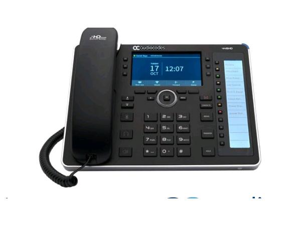 445HD IP-PHONE POE GBE BLACK WITH INTEGRATED BT AND DUAL BAND WI-FI AND AN EXTER