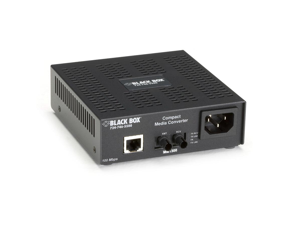 FAST ETHERNET (100-MBPS) MEDIA CONVERTER - 100-MBPS COPPER TO 100-MBPS MULTIMODE