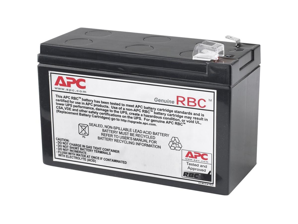 Replacement Battery Cartridge #114 - UPS battery - 60 VA - 1 x lead acid - black - for Back-UPS ES 450