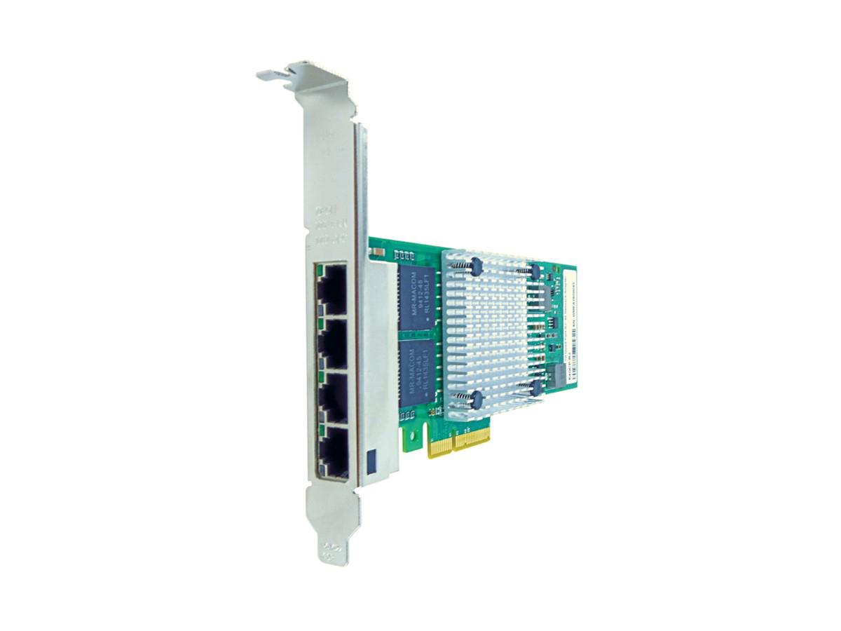 10/100/1000MBS QUAD PORT RJ45 PCIE X4 NIC CARD FOR HP - P21106-B2