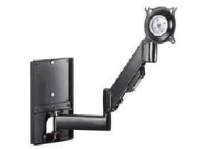 HEIGHT-ADJUSTABLE STEEL STUD MONITOR WALL MOUNT (10-32 DISPLAYS)