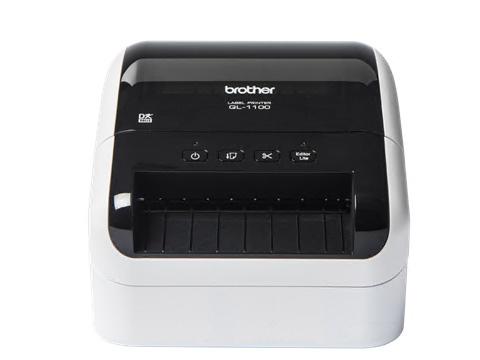 QL-1100 DT Wide Format Professional Label Printer (69 Labels/Min) (7 MB) (Cutter Life 30000) (Automatic Cutter) (Max Length 9.8 Ft) (Max Width 4.09) (300x300 dpi) (USB) (Die-Cut Tape) (ES)