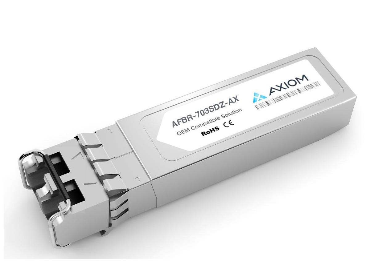 SFP+ transceiver module ( equivalent to: Avago AFBR-703SDZ ) - 10 Gigabit Ethernet - 10GBase-SR - LC multi-mode - up to 984 ft - 850 nm