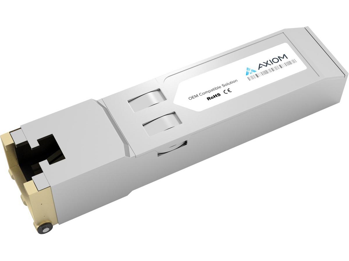 SFP (mini-GBIC) transceiver module ( equivalent to: IBM 00FE333 ) - Gigabit Ethernet - 1000Base-T - RJ-45 - up to 328 ft - for Lenovo System x35XX M4; x3690 X5; x36XX M4; x3750 M4; x3850 X5; x3950 X5