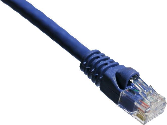 AX - Patch cable - RJ-45 (M) - RJ-45 (M) - 1 ft - UTP - CAT 5e - molded stranded snagless - purple