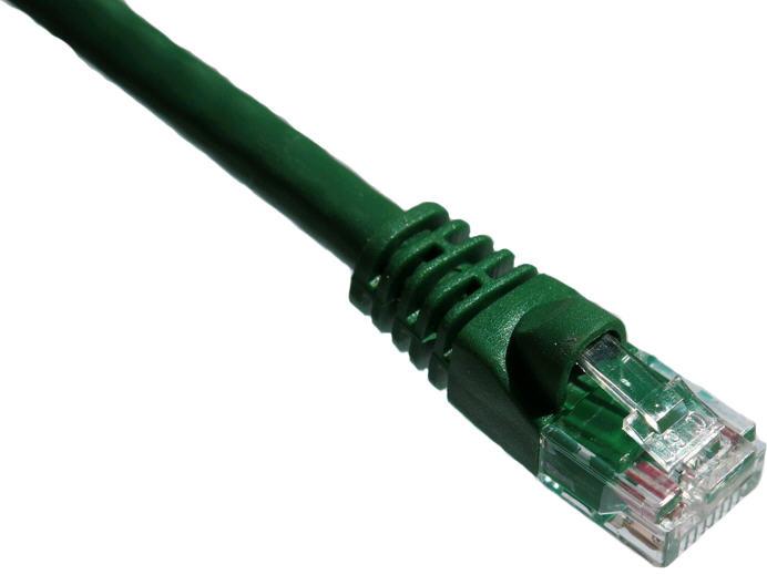 Patch cable - RJ-45 (M) to RJ-45 (M) - 2 ft - UTP - CAT 5e - booted molded - green Patch cable - RJ-45 (M) to RJ-45 (M) - 2 ft - UTP - CAT 5e - booted molded - green