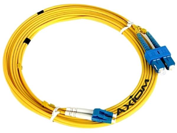 Network cable - SC single-mode (M) to LC single-mode (M) - 39 ft - fiber optic - 9 / 125 micron - OS2 - riser - yellow