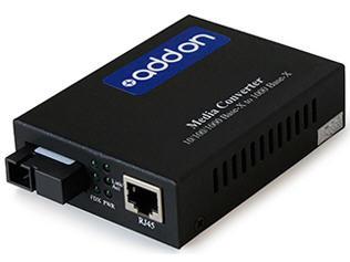 1000Base-TX To 1000Base-BXU SC BiDi SMF Media Converter - 1 x Network (RJ-45) - 1 x SC Ports - 10/100/1000Base-T 1000Base-BX-U