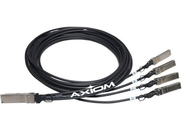 Direct attach cable - SFP+ to QSFP+ - 10 ft - twinaxial - passive