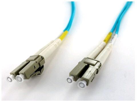 Patch cable - LC multi-mode (M) to LC multi-mode (M) - 3.3 ft - fiber optic - 50 / 125 micron - OM4 - aqua