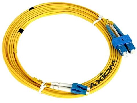 Network cable - SC single-mode (M) to SC single-mode (M) - 82 ft - fiber optic - 9 / 125 micron - OS2 - riser - yellow